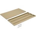 Global Equipment Shelves For 48"Wx18"D Storage Cabinet, Tan, 2 Pack 493317TN